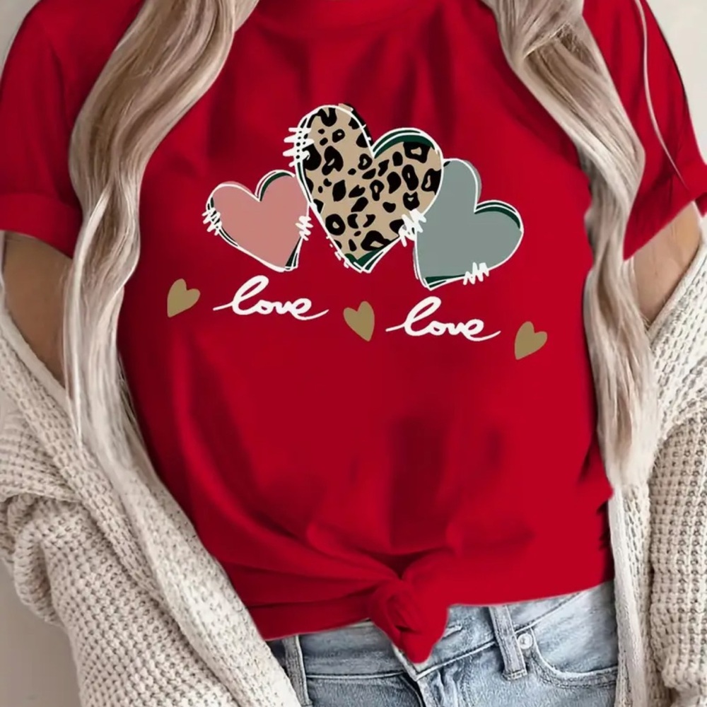 Three heart T-shirt